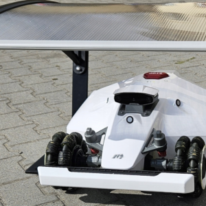 SOLIDNY garaż do automatycznego robota koszącego 80x70x50 Luba2