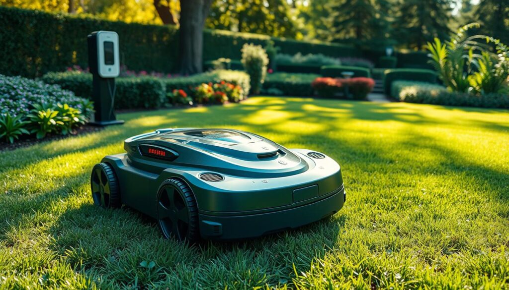 zasada działania robotów koszących