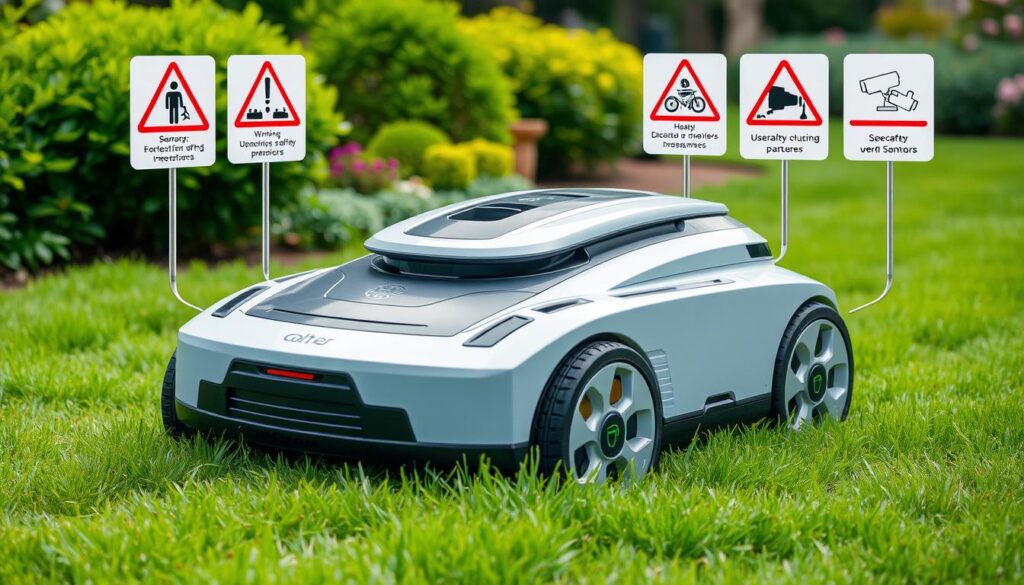 bezpieczeństwo robota koszącego bezpieczeństwo robota koszącego
