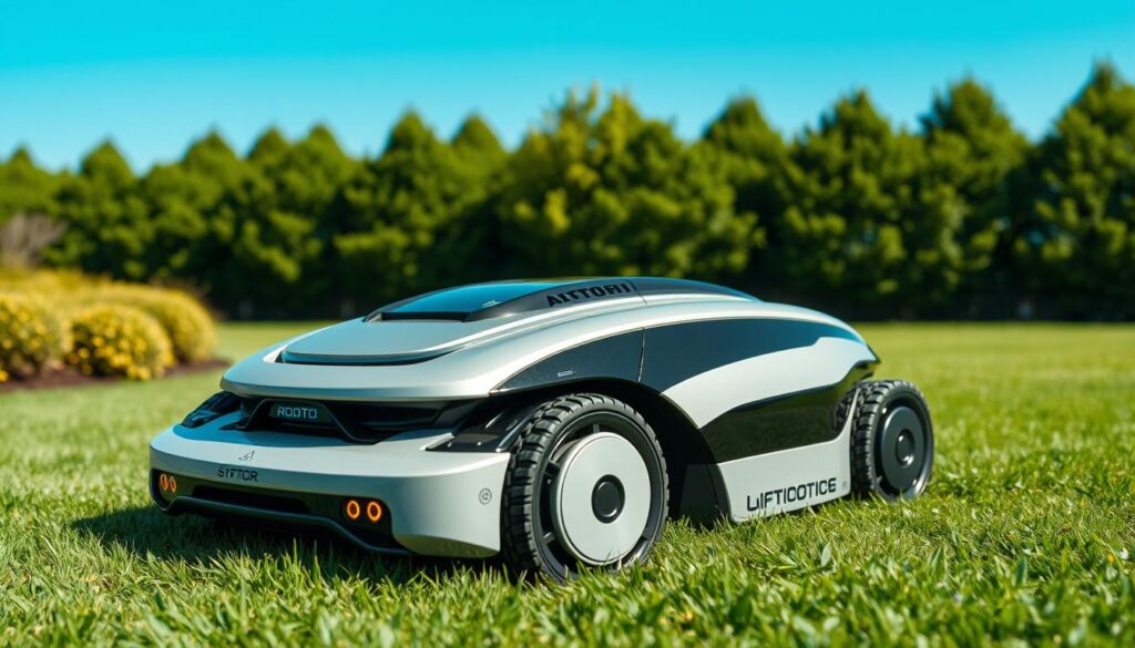 nowoczesna technologia w robotach koszących