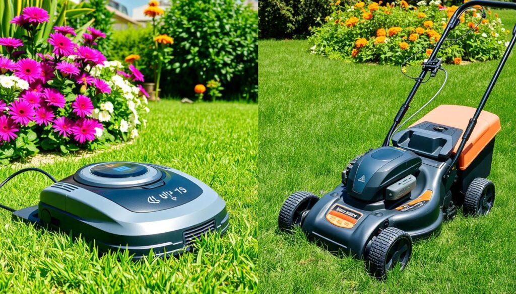 porównanie kosztów robota koszącego i kosiarki tradycyjnej