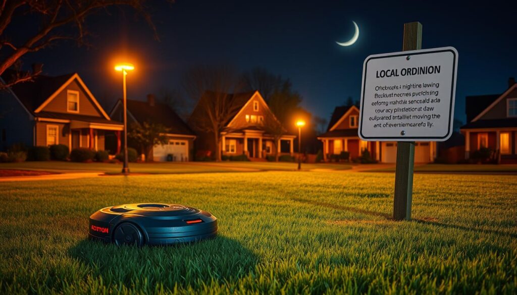 przepisy dotyczące koszenia nocą