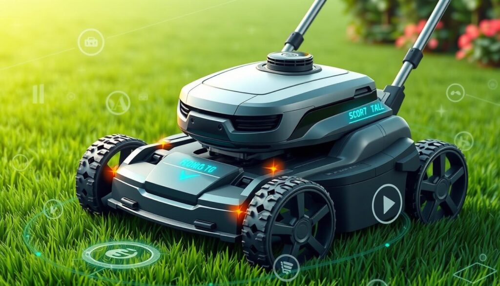 zasada działania robotów koszących