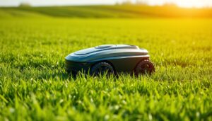 bezprzewodowy robot koszący GPS