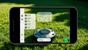 funkcje inteligentne w robotach koszących