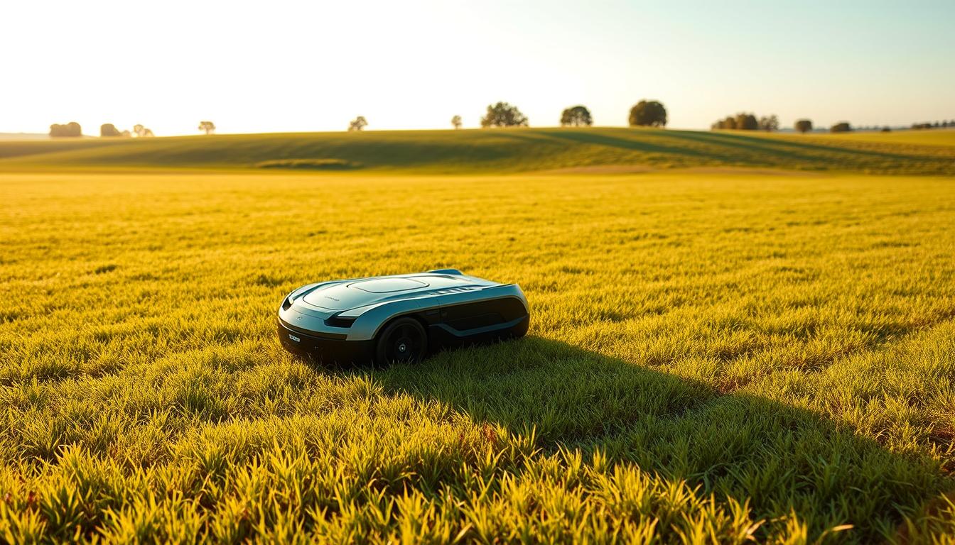 robot koszący na dużym terenie