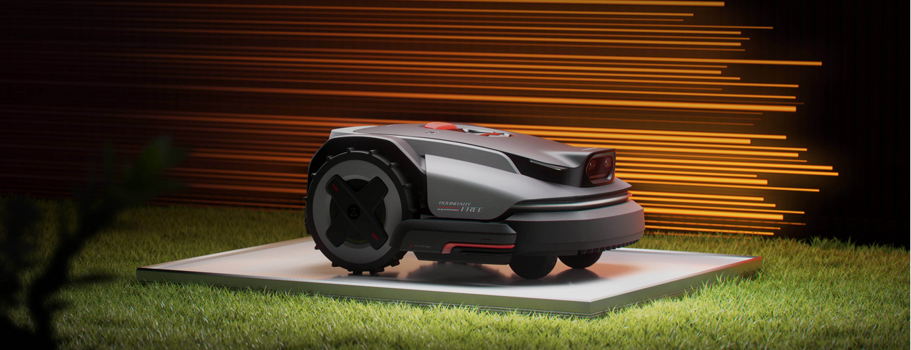 RockMow S108 RoboRock podczas pracy